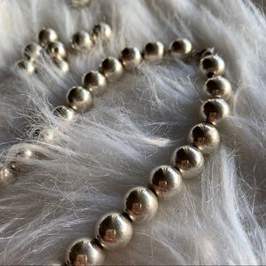 Tiffany Sterling Beaded Necklace on Chain